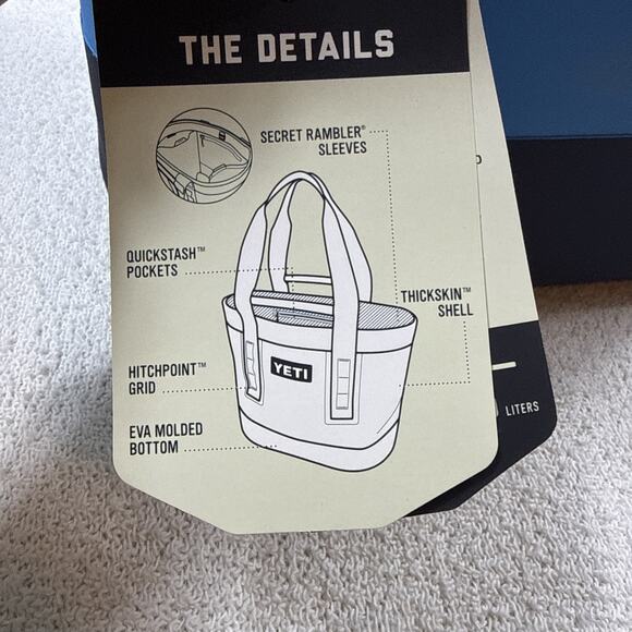 Yeti Camino 20 Carryall Big Wave Blue New With Tags! - Picture 7 of 8